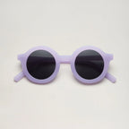 BabyMocs Sunglasses – Signature Round Mauve