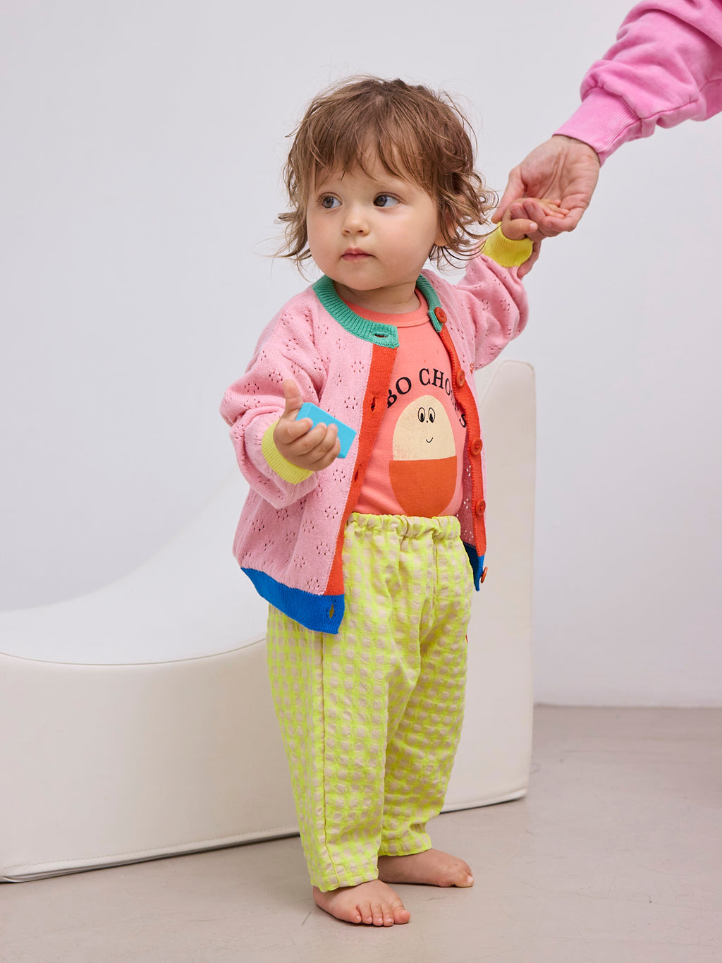 Body en Coton Bio Corail Œuf