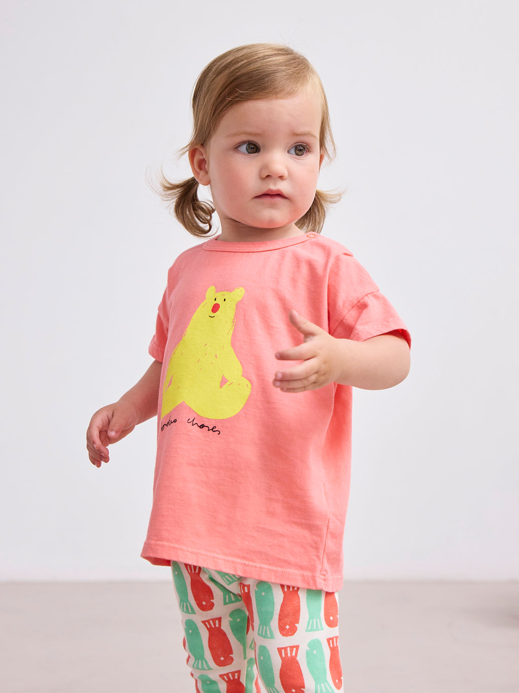 T-shirt bébé corail hug me