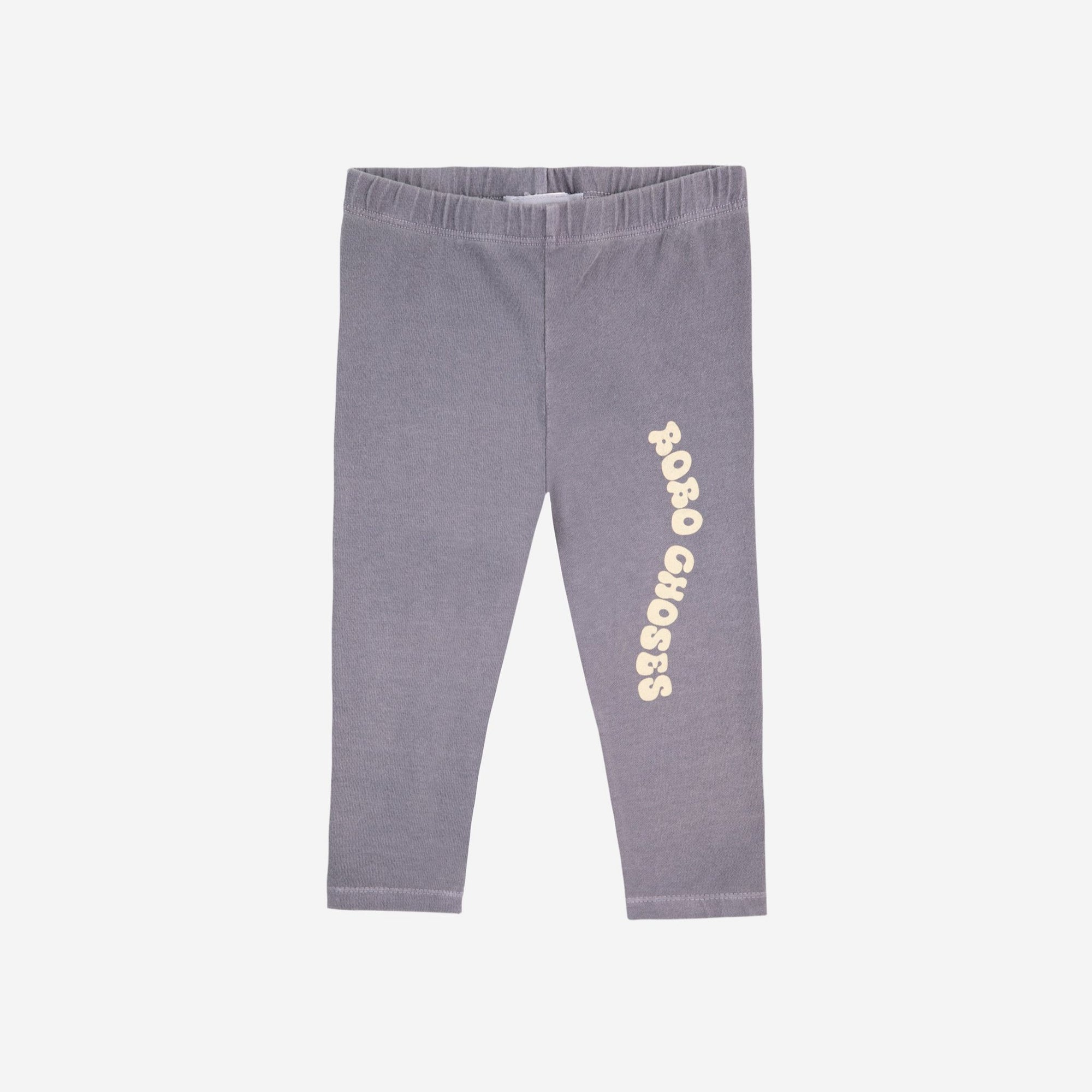 Printed purple baby leggings