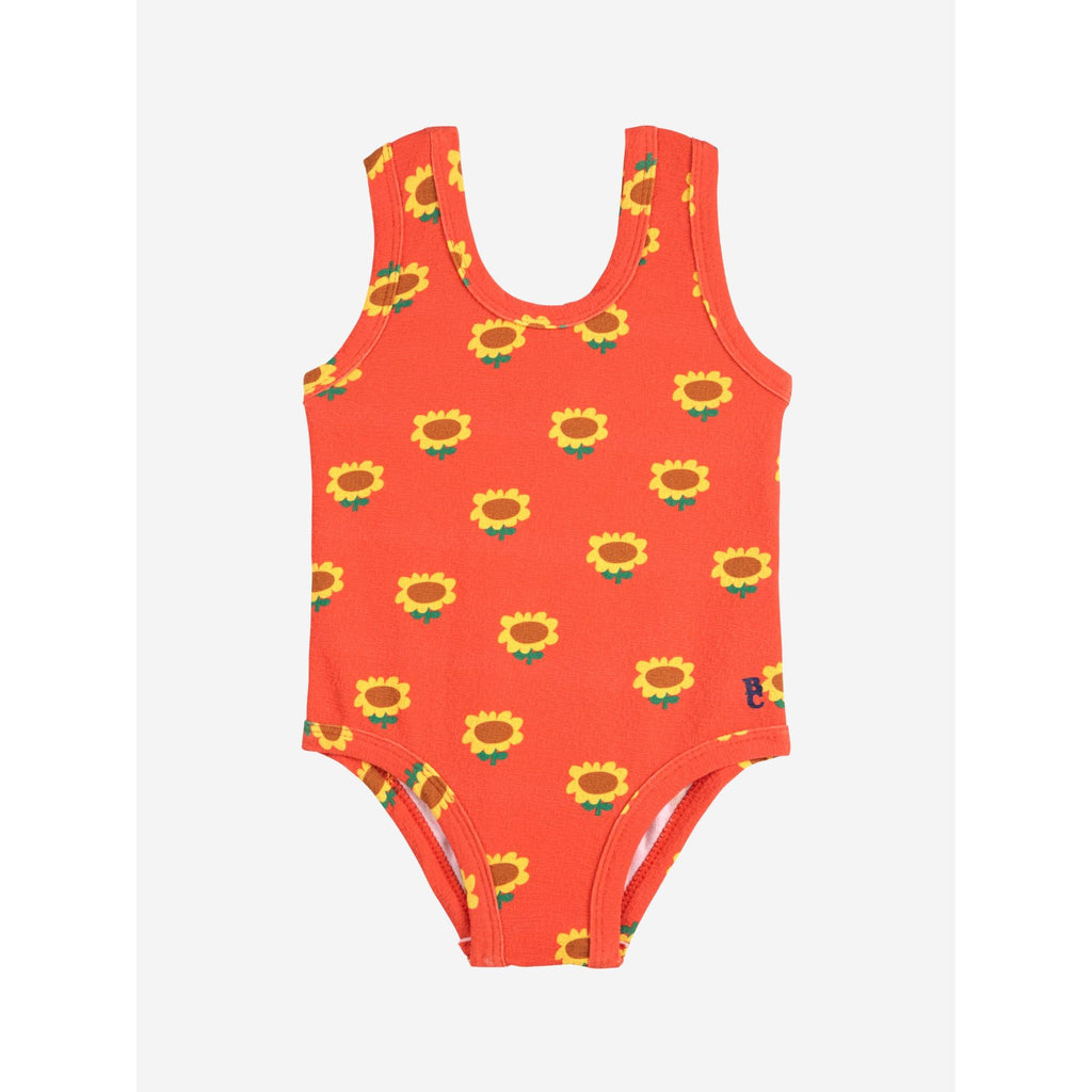 Maillot de bain bébé rouge imprimé