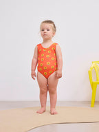 Maillot de bain bébé rouge imprimé