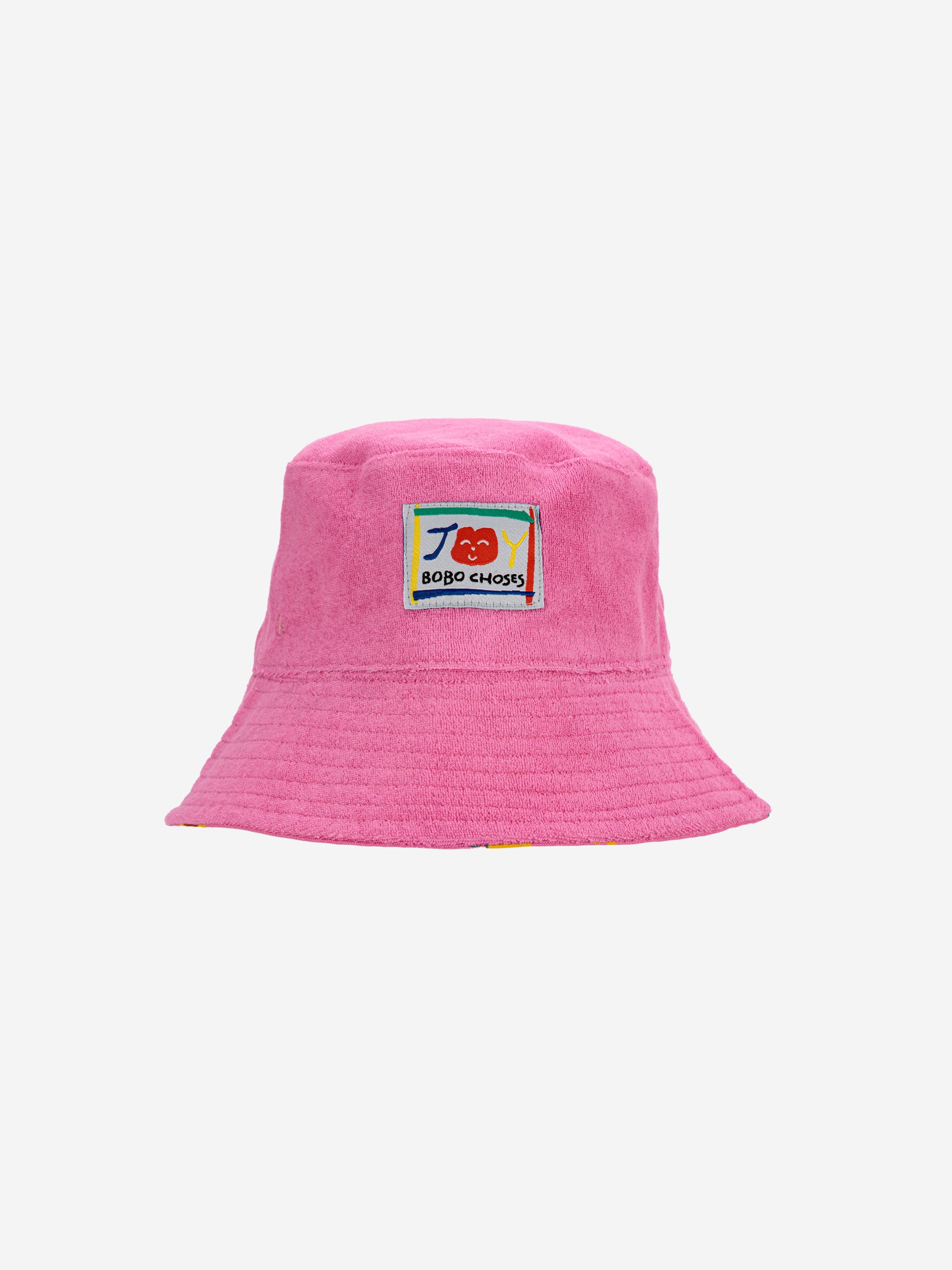 Flower printed pink bob