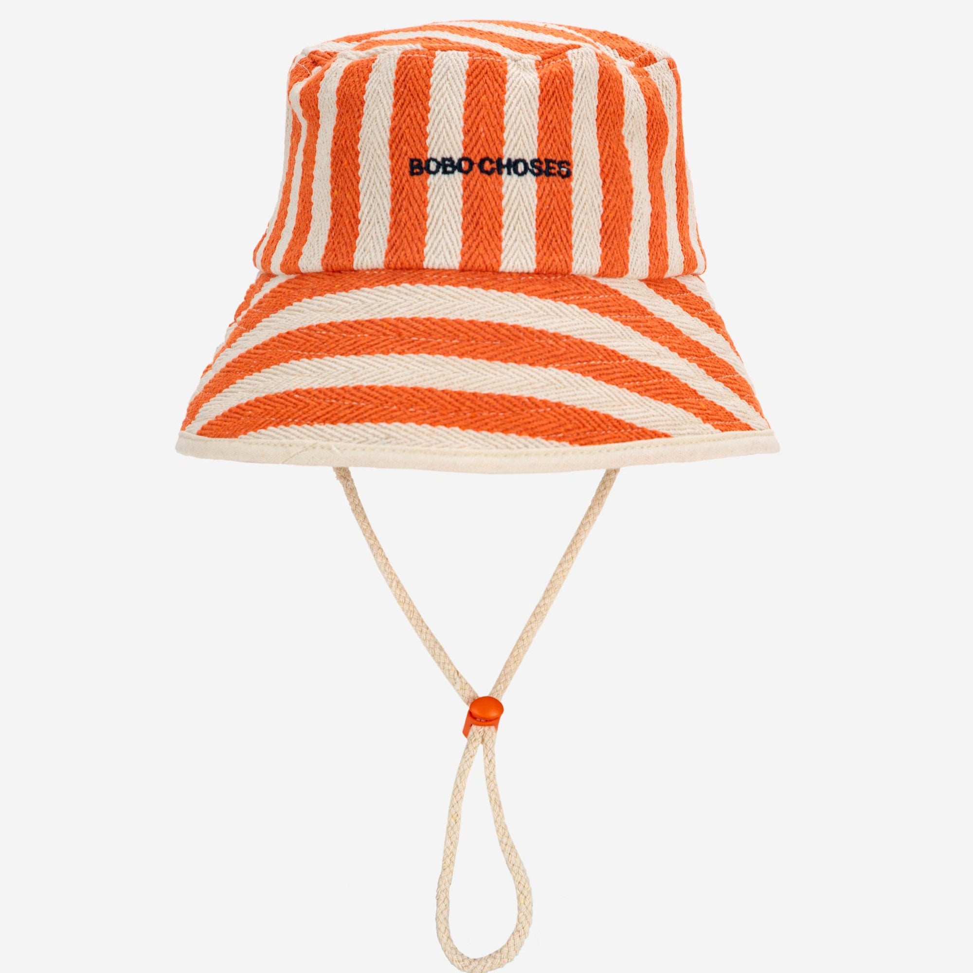 Multicolored striped bob