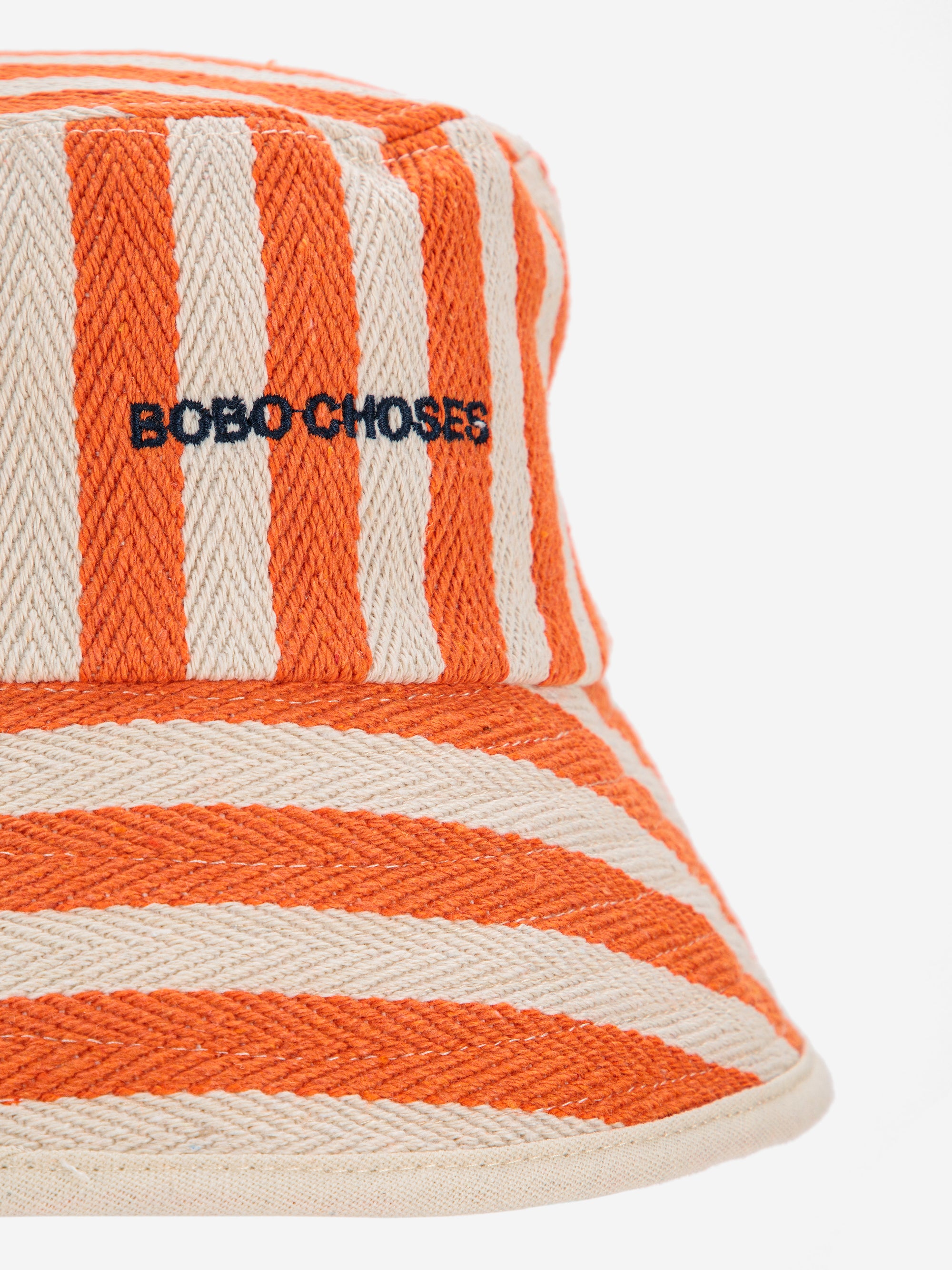 Multicolored striped bob