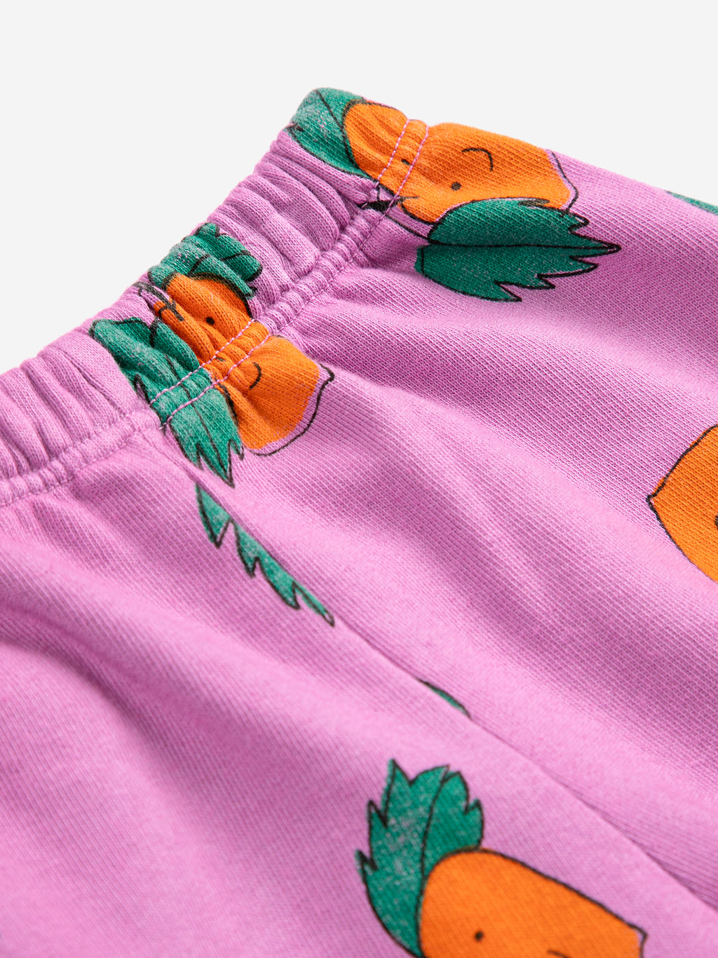 Pantalon Jogging Bébé Violet à Imprimé Oranges All Over