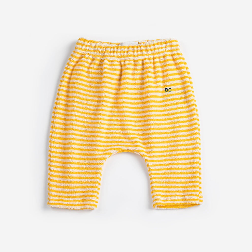 Yellow Striped Baby Harem Pants