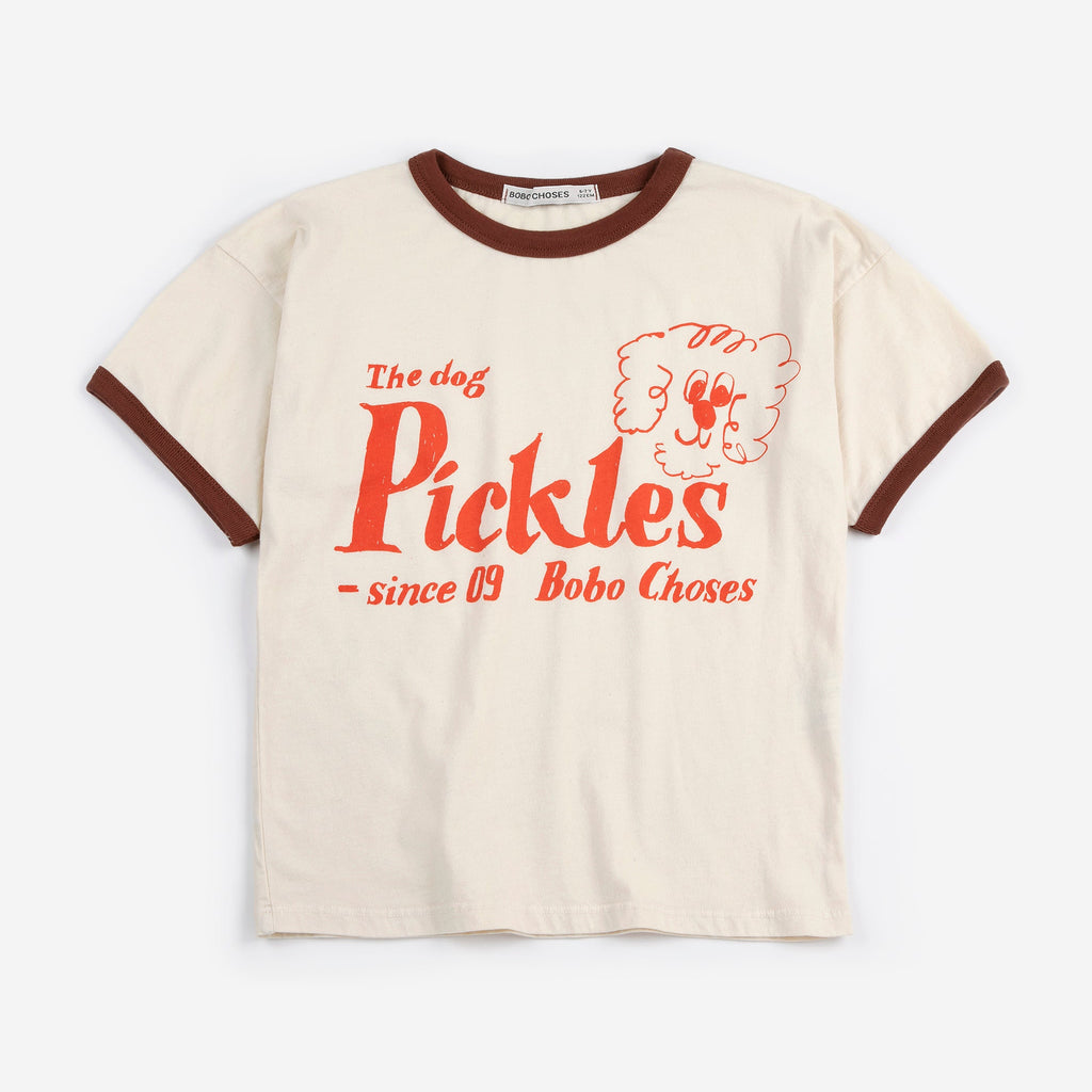 T-shirt Écru à Imprimé “Pickles the Dog”