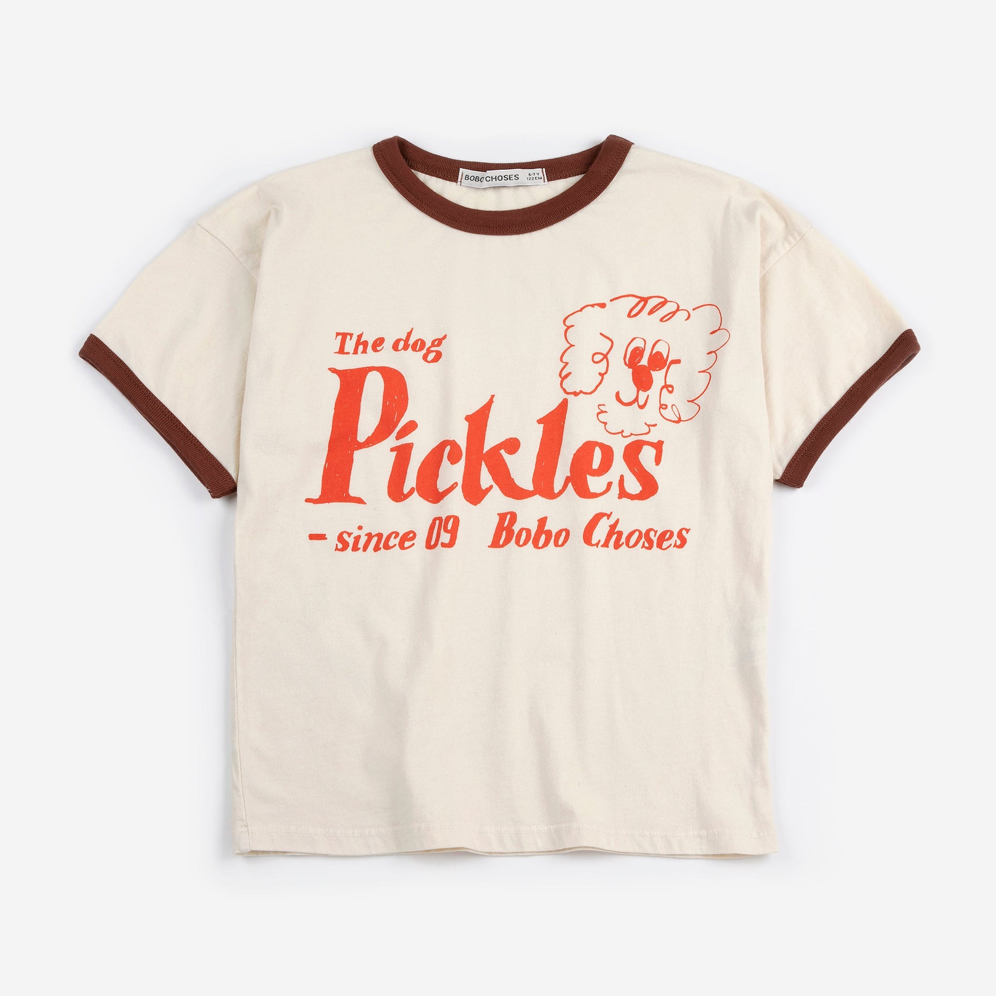 T-shirt Écru à Imprimé “Pickles the Dog”