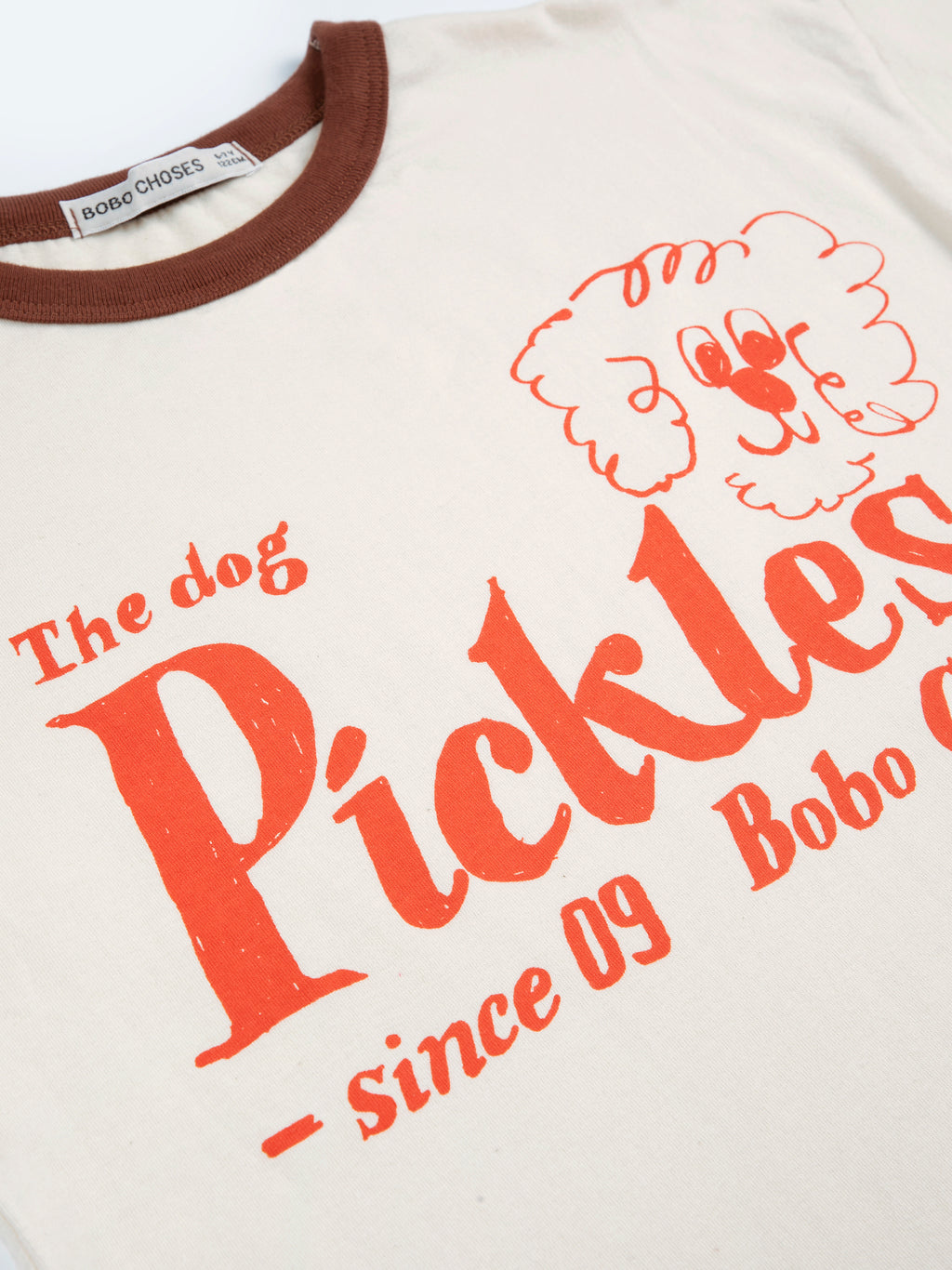 T-shirt Écru à Imprimé “Pickles the Dog”