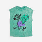Rapid Radish Green Sleeveless T-Shirt