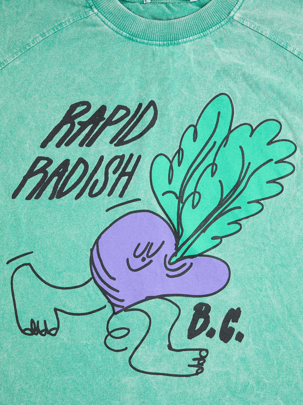 Rapid Radish Green Sleeveless T-Shirt