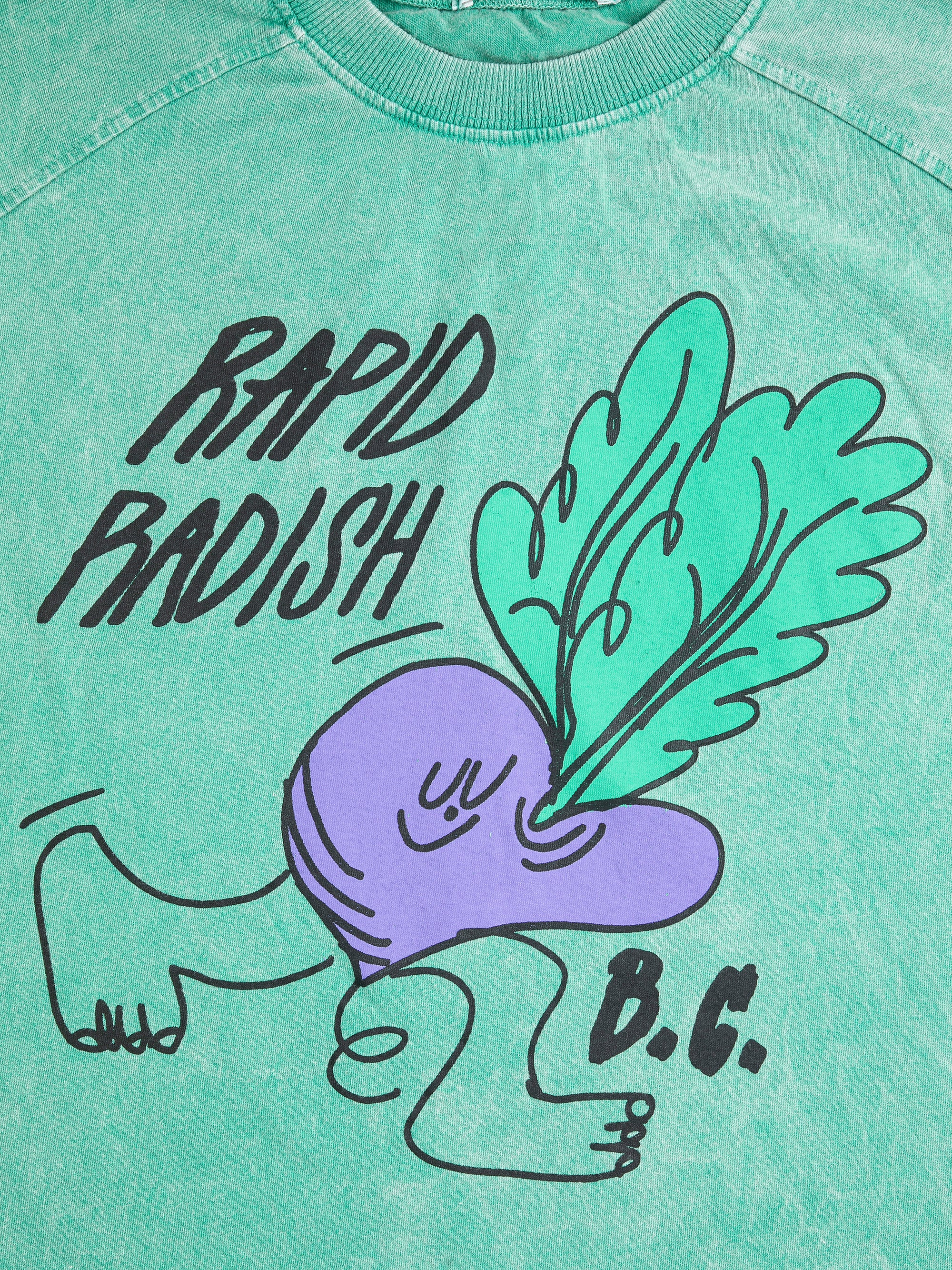 Rapid Radish Green Sleeveless T-Shirt