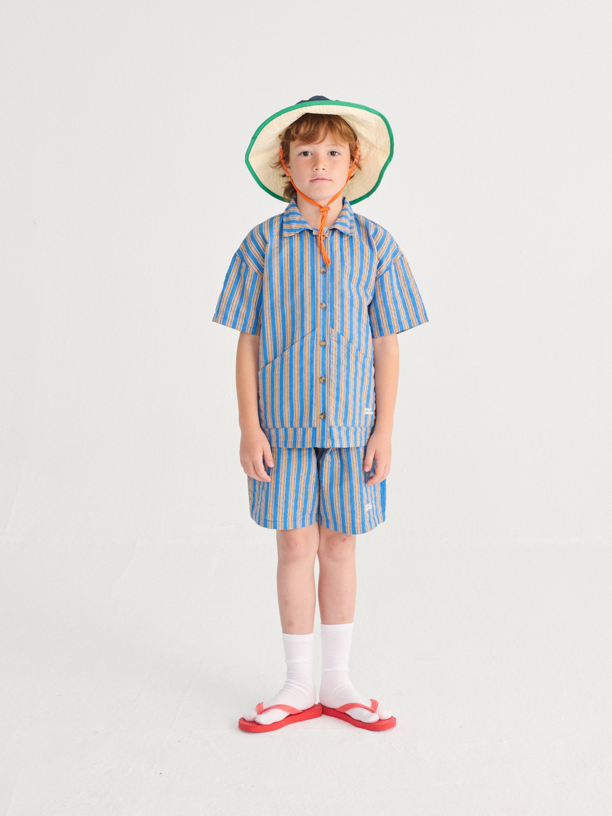 Multicolor Bucket Hat with Signature BOBO CHOSES Print