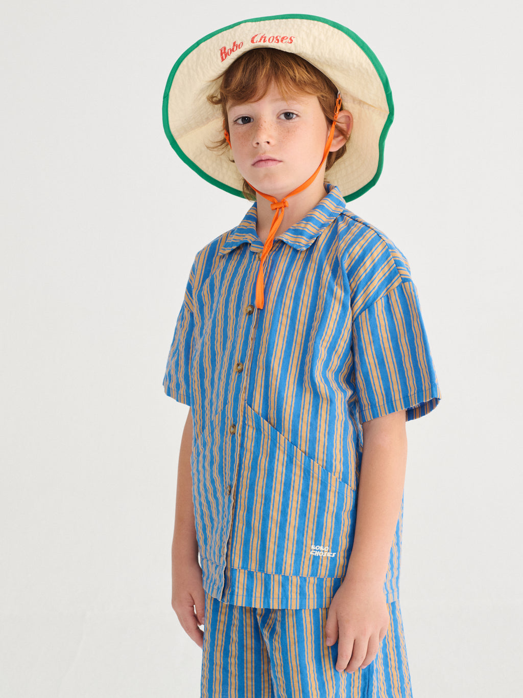Multicolor Bucket Hat with Signature BOBO CHOSES Print