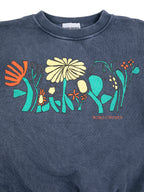 Navy Blue Sweatshirt with Color Herbalist Print