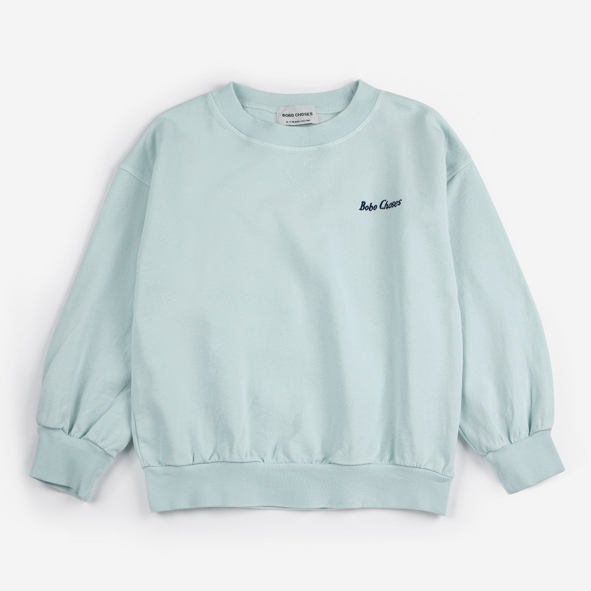 Light blue sweatshirt with "Mr. Pickles" print