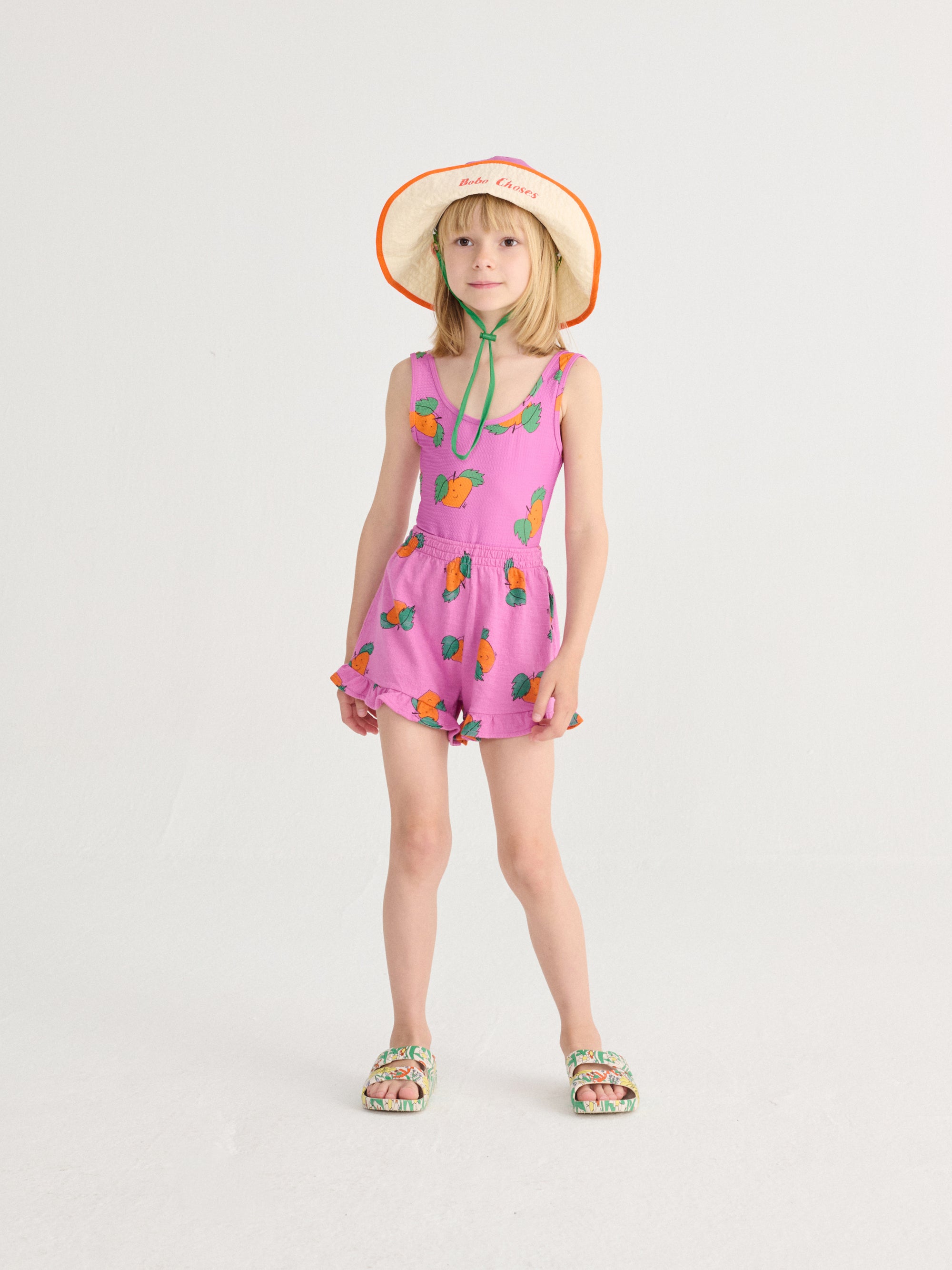 Multicolor Bucket Hat with Signature BOBO CHOSES Print