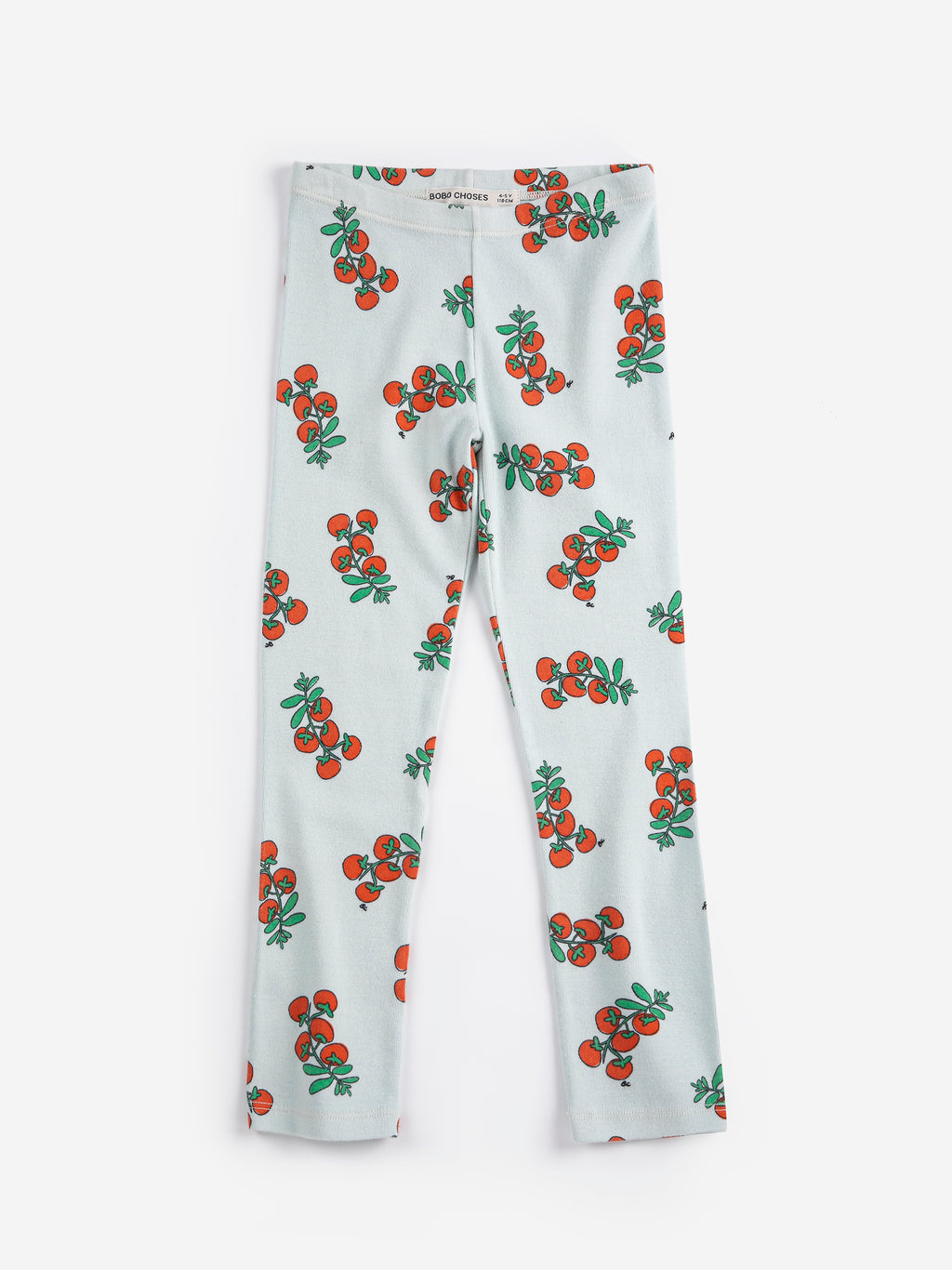 Light Blue Leggings with All Over Juicy Tomato Print
