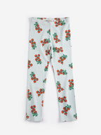 Light Blue Leggings with All Over Juicy Tomato Print