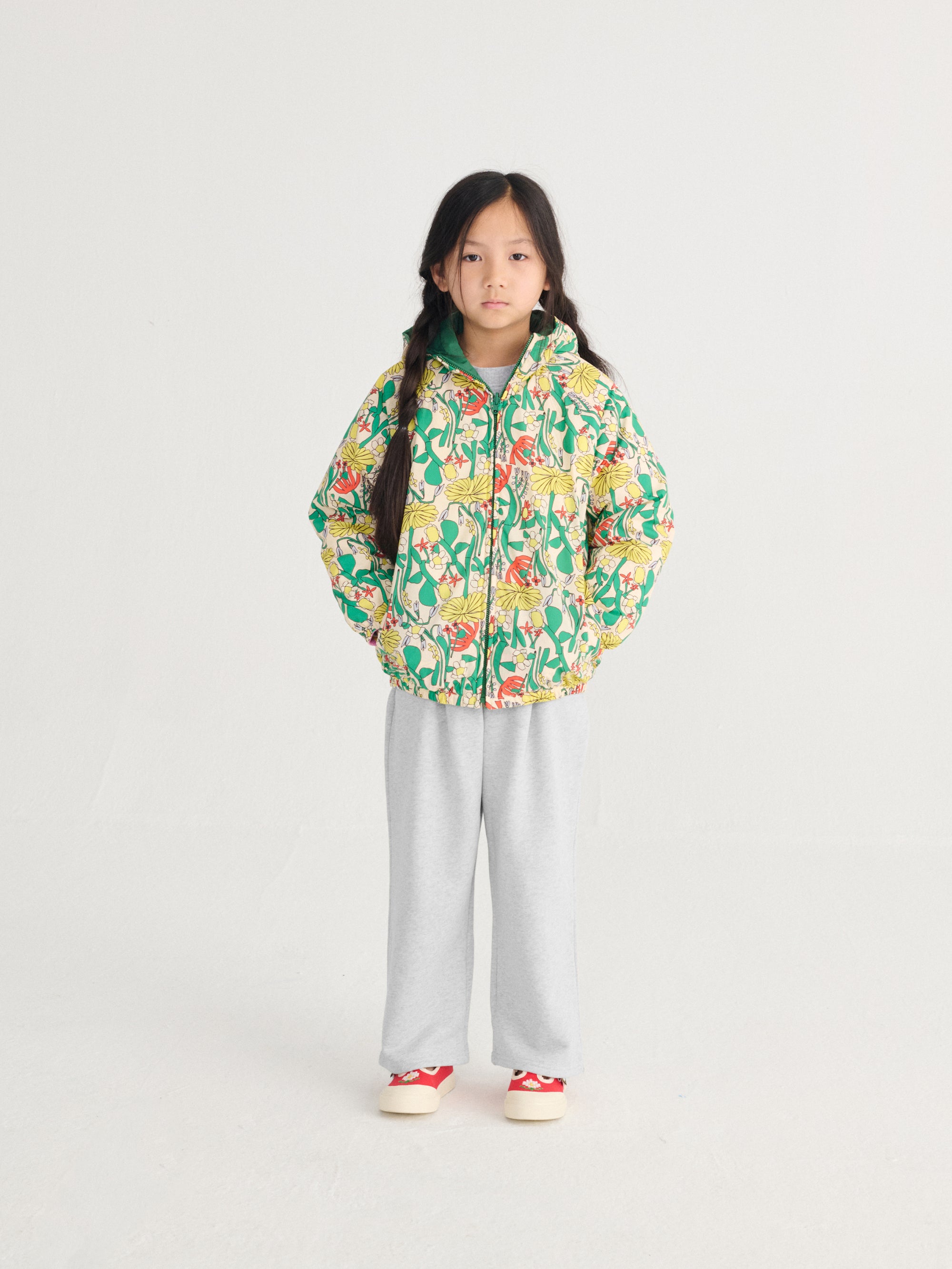 Anorak Léger Réversible à Imprimé Color Herbalist All Over