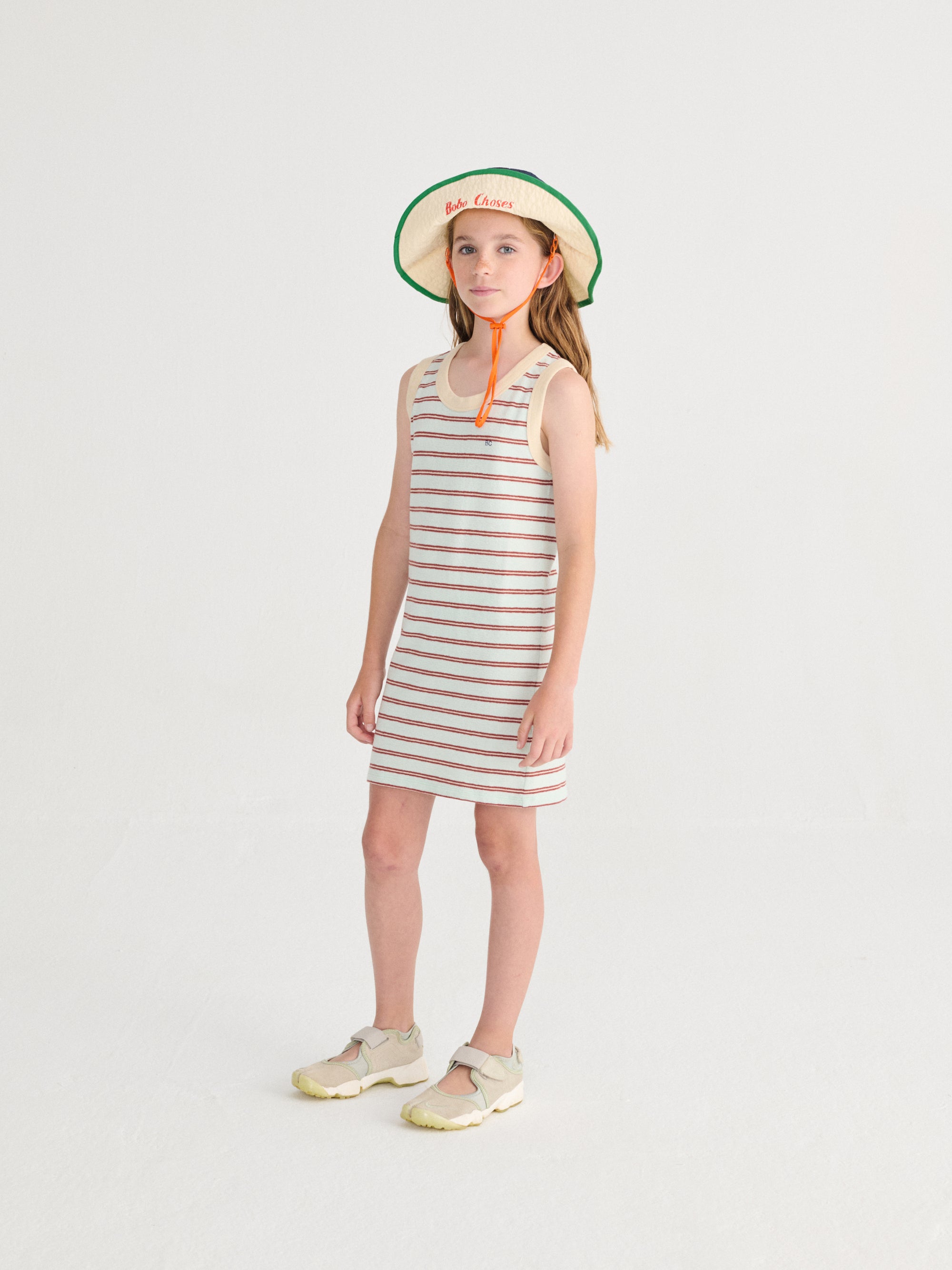 Multicolor Bucket Hat with Signature BOBO CHOSES Print