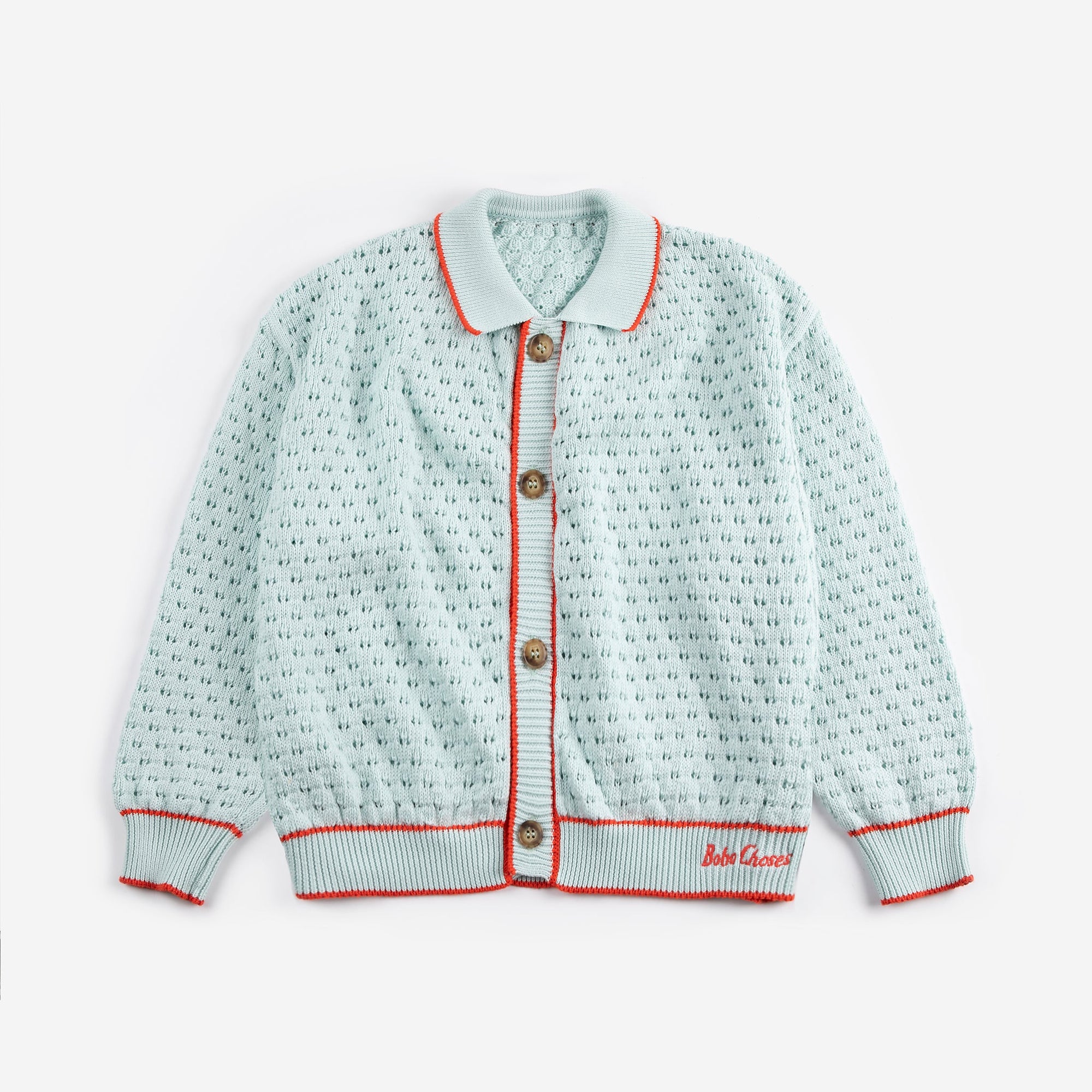 Gilet Ajourné BC en Bleu Ciel