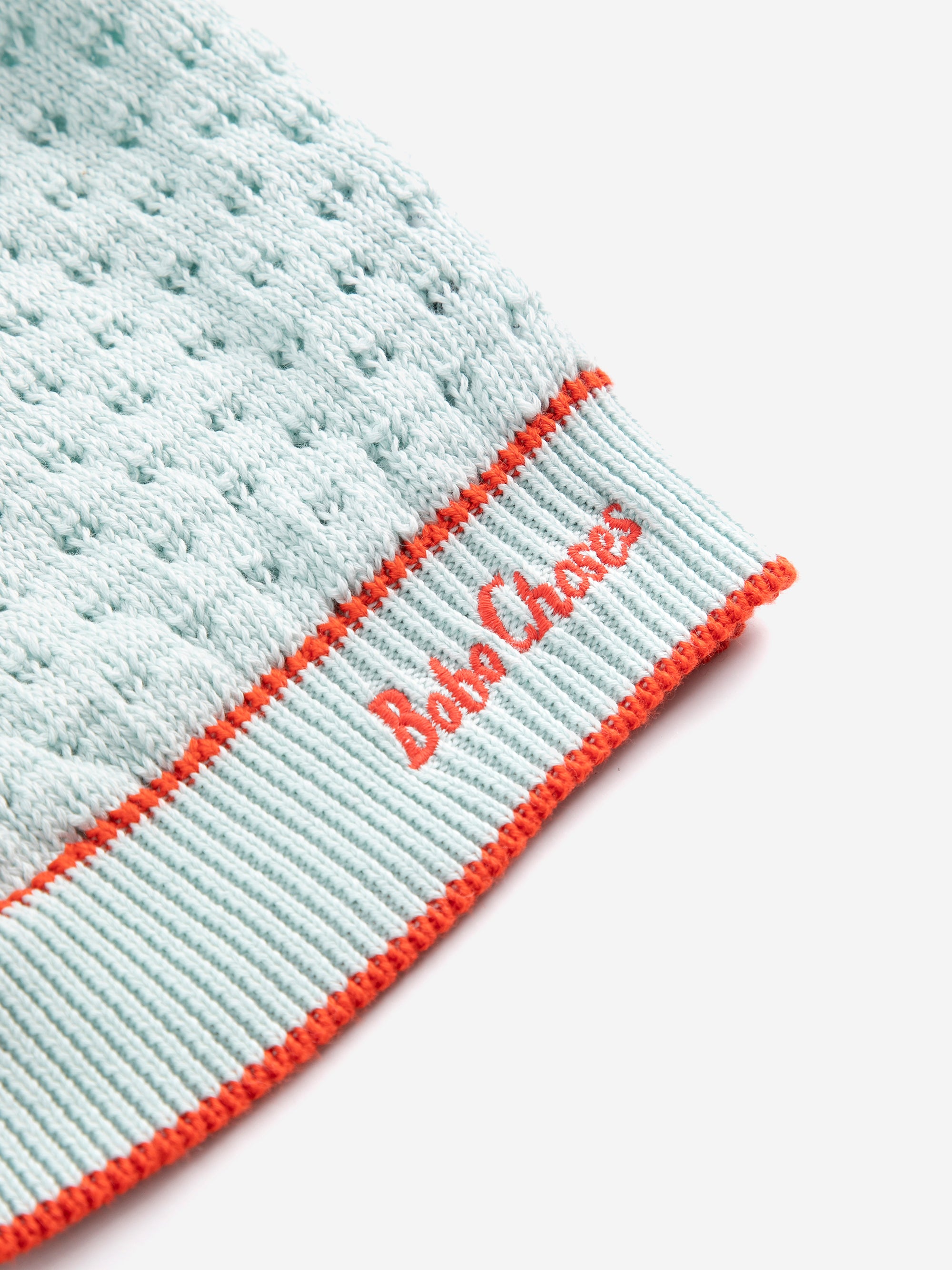 Gilet Ajourné BC en Bleu Ciel