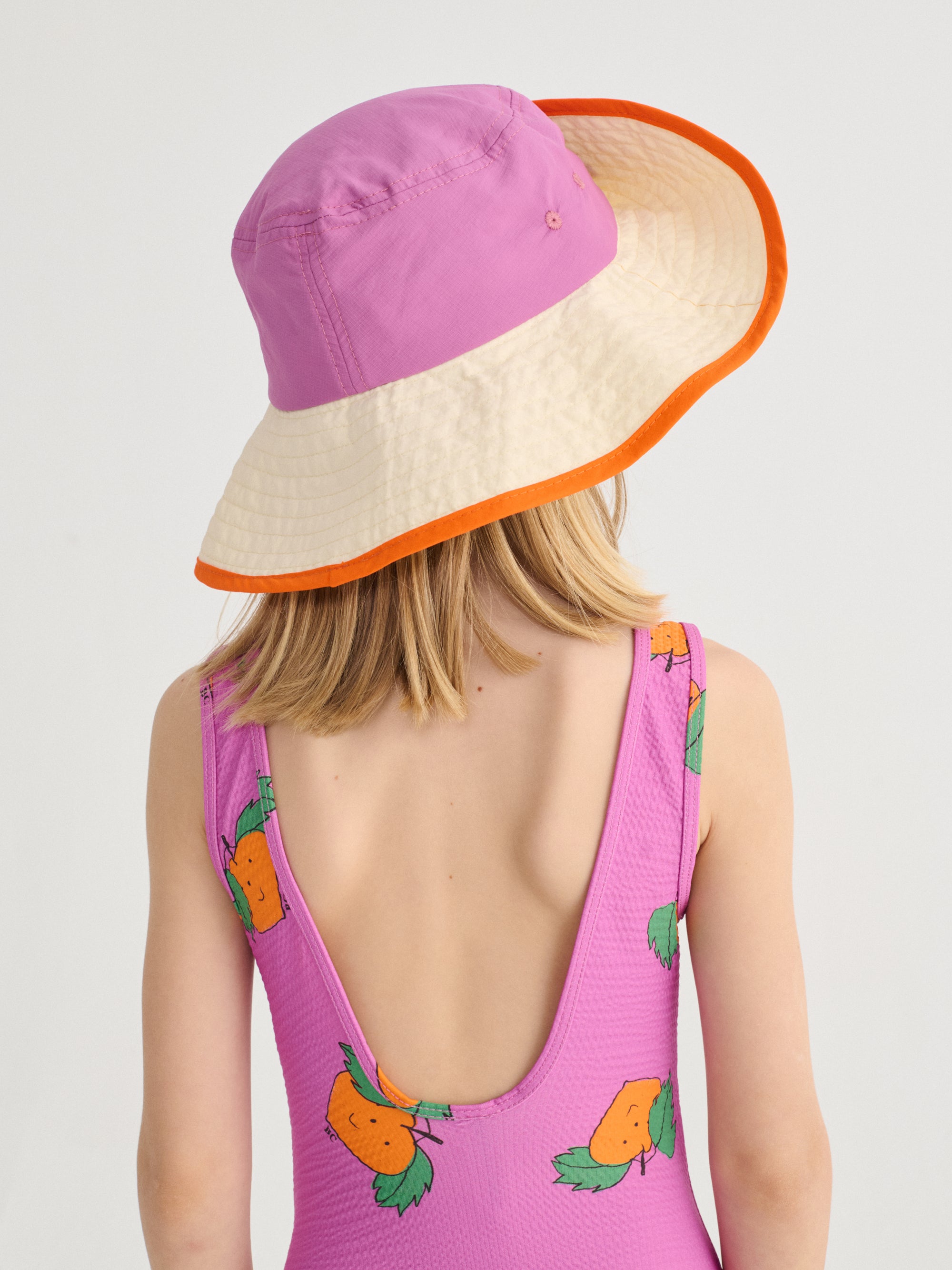 Multicolor Bucket Hat with Signature BOBO CHOSES Print