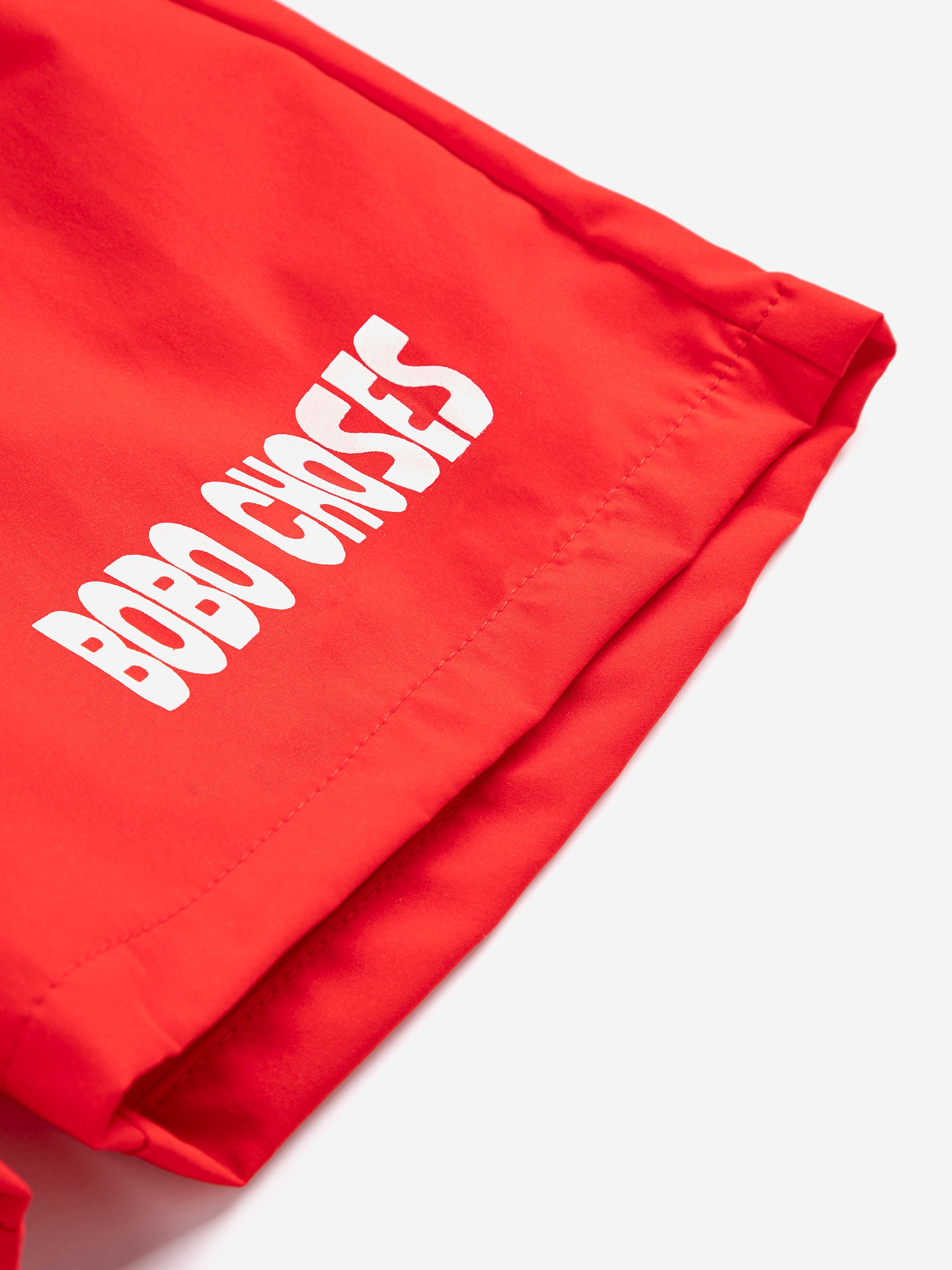 Red Swim Shorts with Bobo Choses Signature Print
