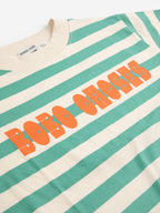 Modern Striped T-shirt with “BOBO CHOSES” Print