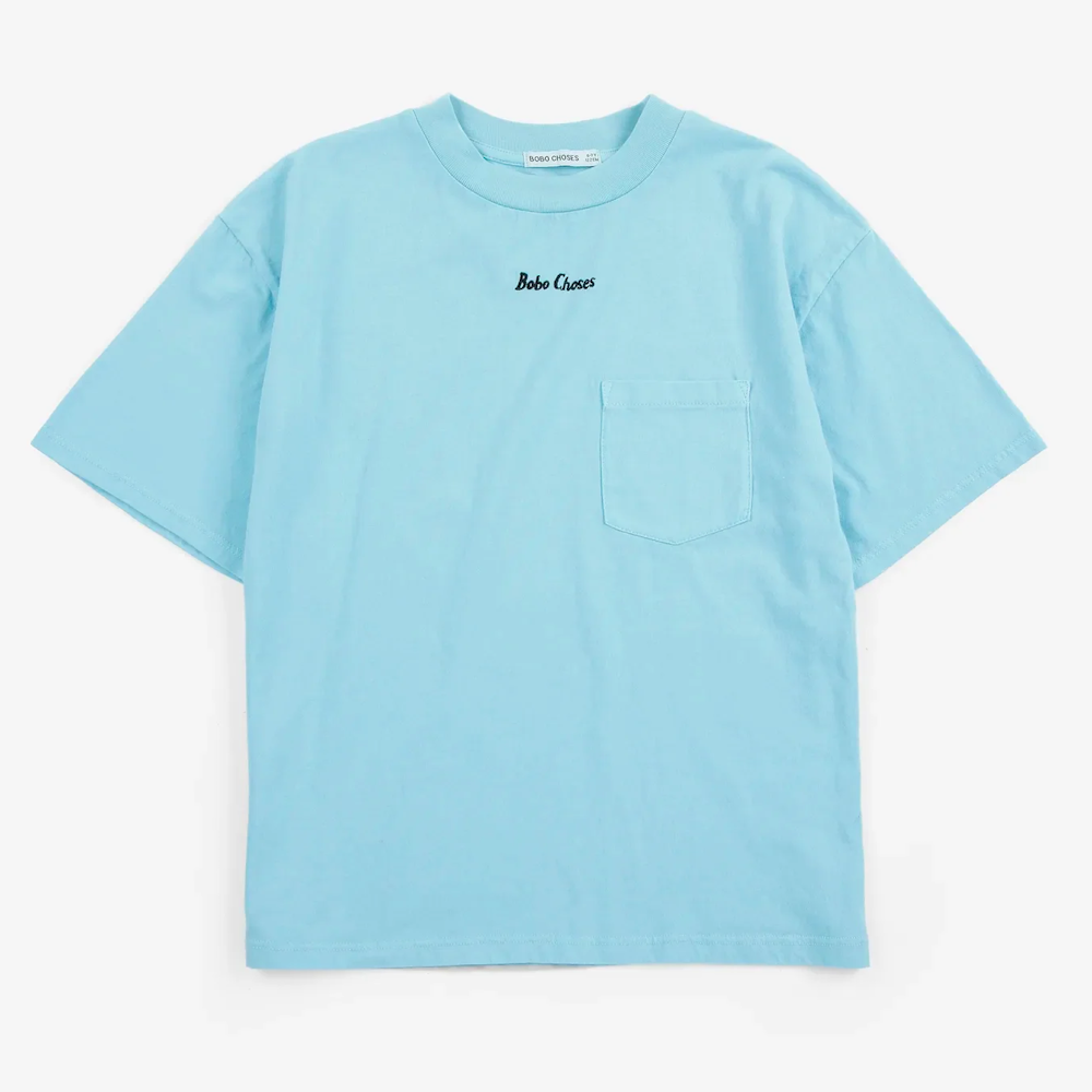 T-shirt Oversize Bleu Clair à Imprimé "Rapid Radish"