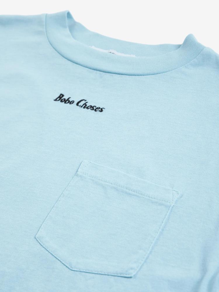Light blue oversized T-shirt with "Rapid Radish" print