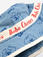 Chapeau Bob Bébé Bleu Clair à Imprimé Pickles The Dog All Over