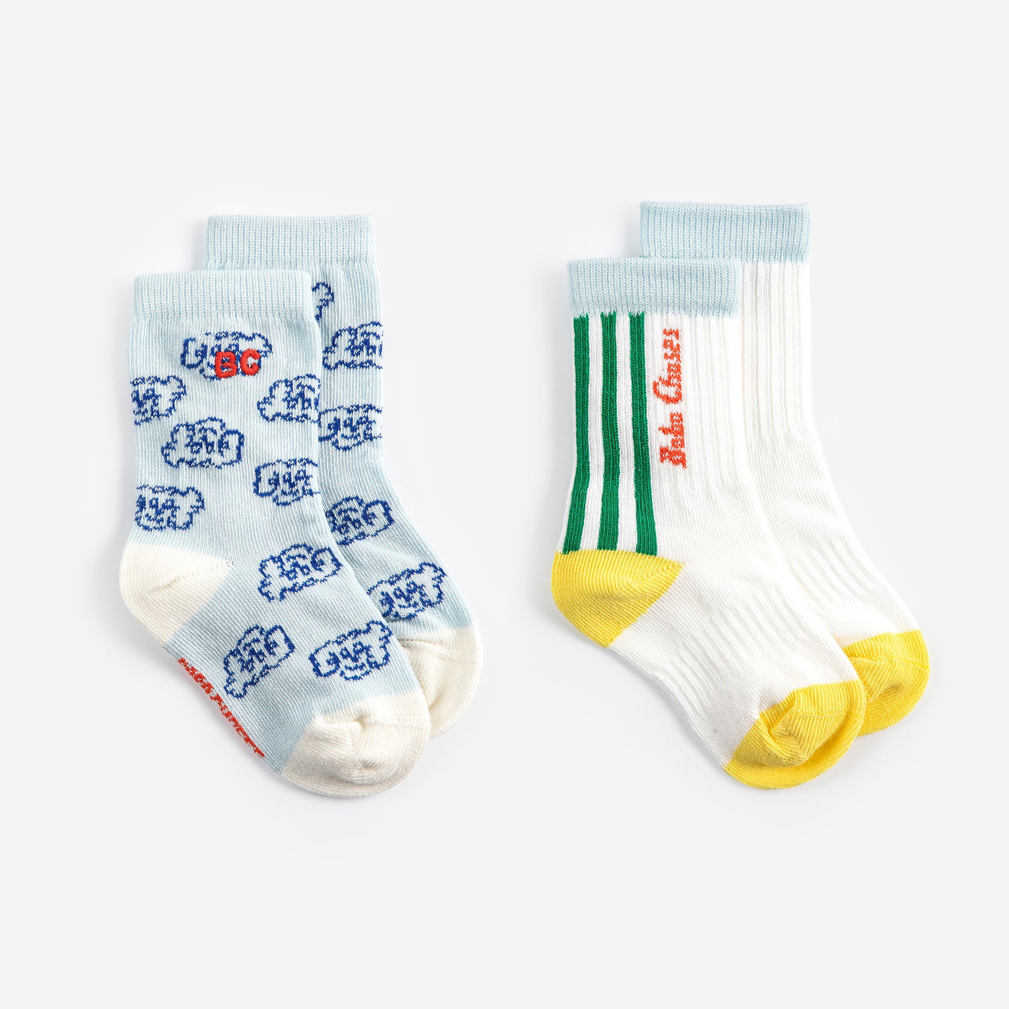 Lot de 2 Chaussettes Courtes Bébé à Imprimé Signature Bobo Choses