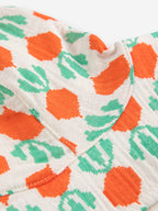 Ecru Baby Hat with Cool Radish All Over Print