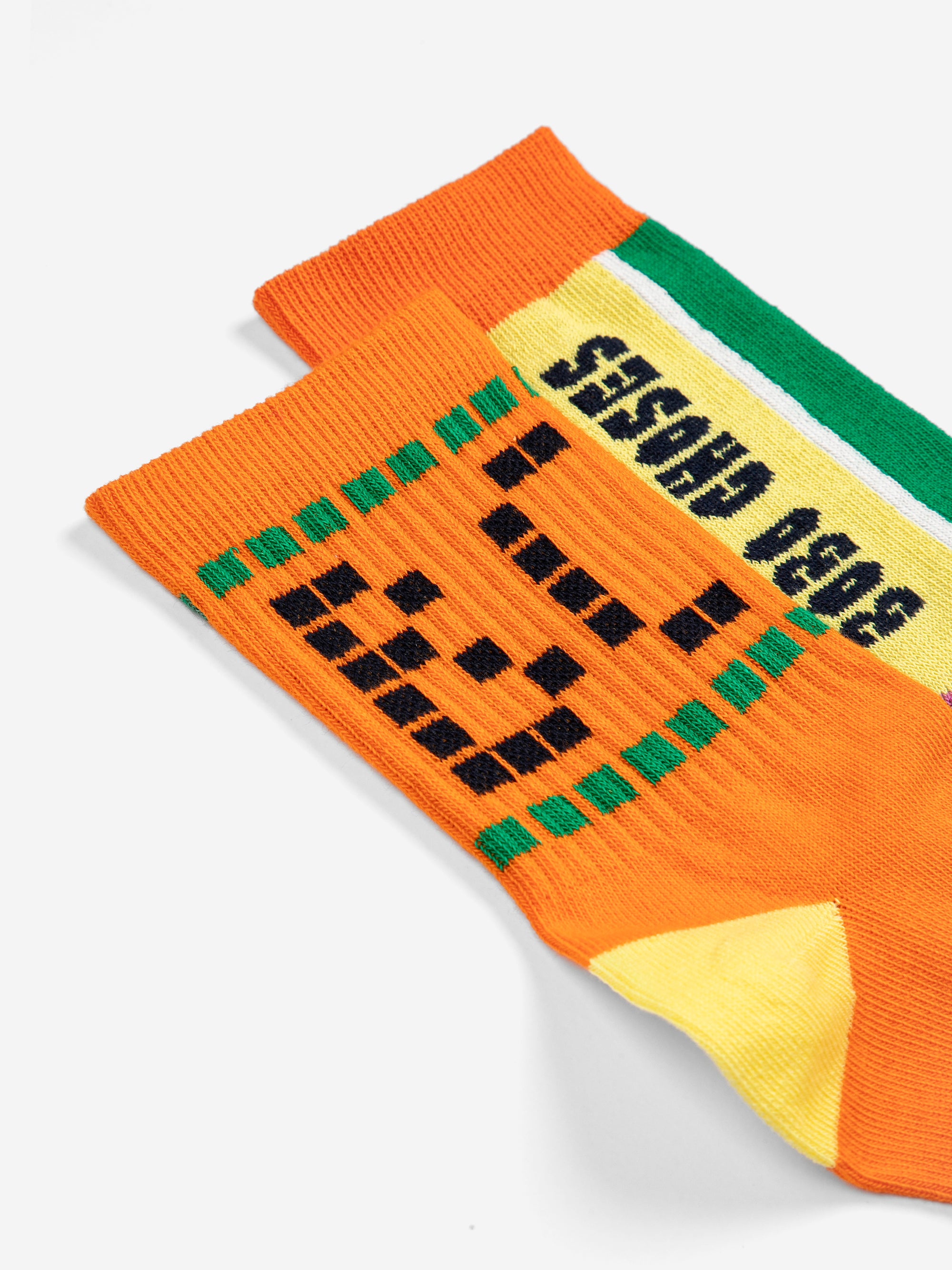 Lot de 2 Chaussettes Courtes à Imprimé Signature BOBO CHOSES