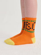 Set of 2 Bobo Choses Signature Print Short Socks