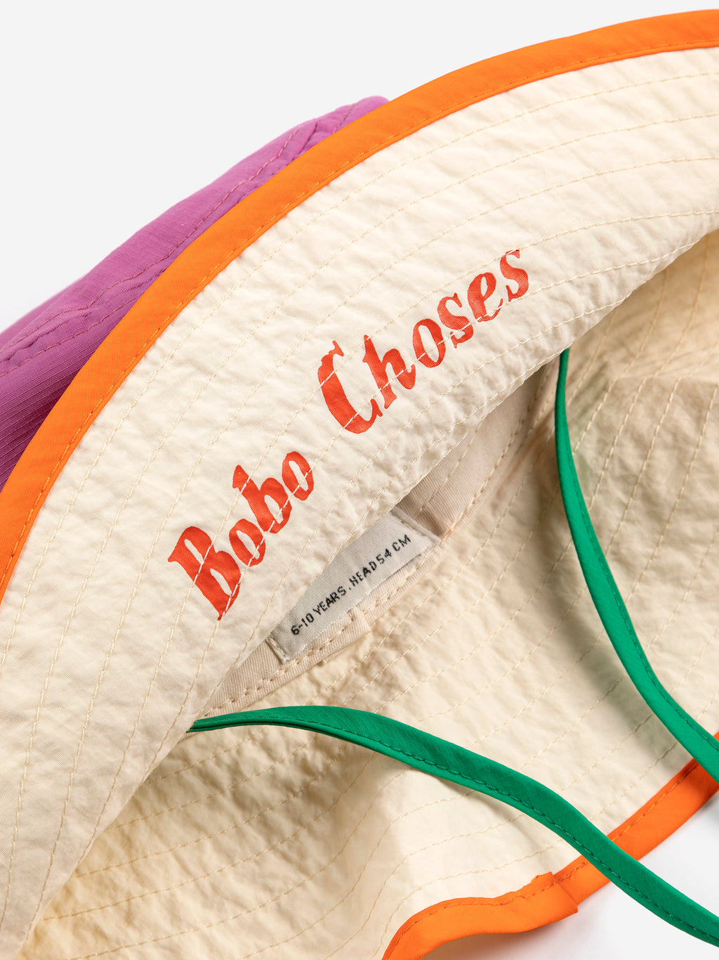 Multicolor Bucket Hat with Signature BOBO CHOSES Print