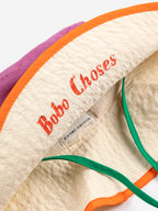 Multicolor Bucket Hat with Signature BOBO CHOSES Print