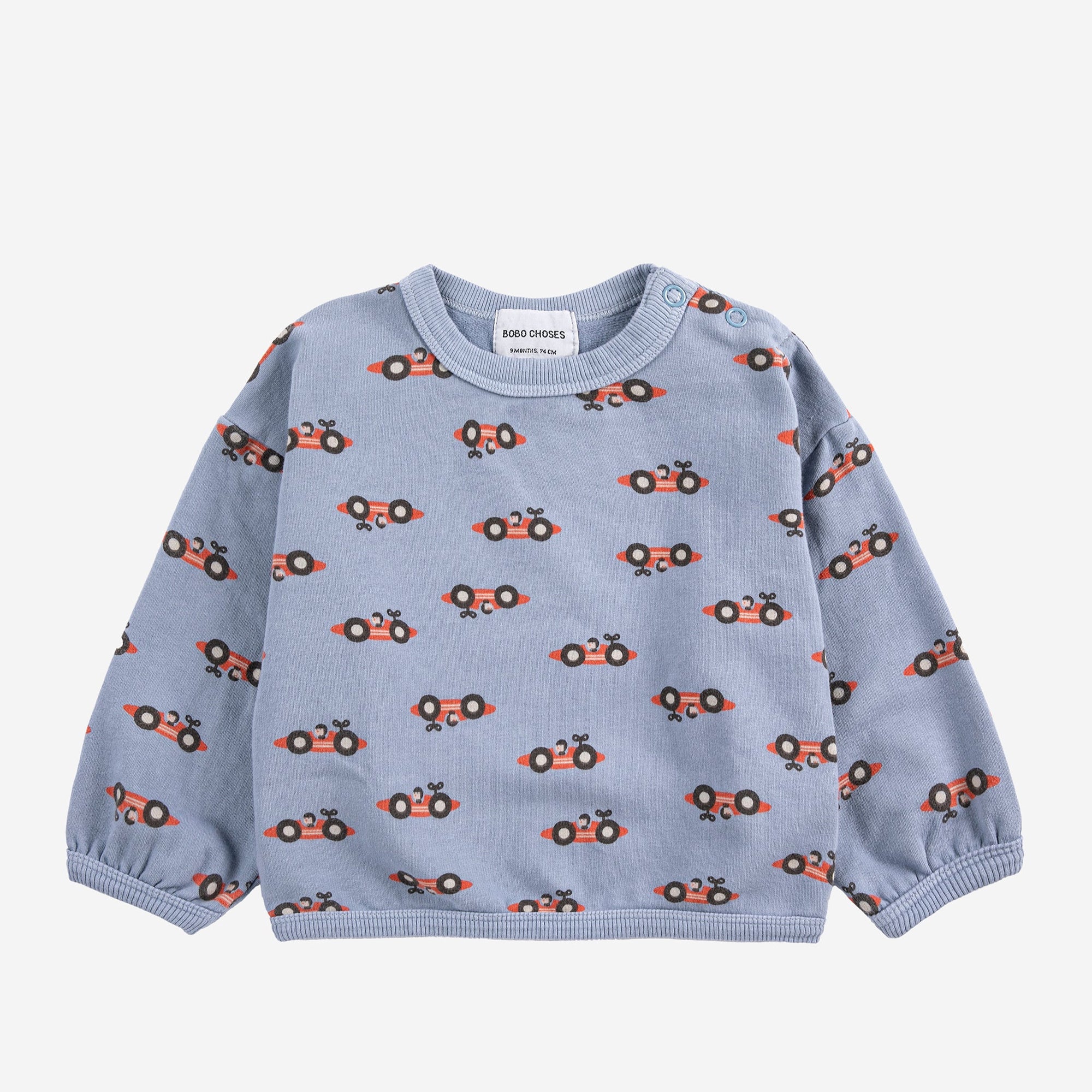Race car all over sweatshirt