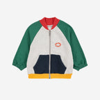 Sweat bébé Zippé  coloré "Tic Tac Toe"