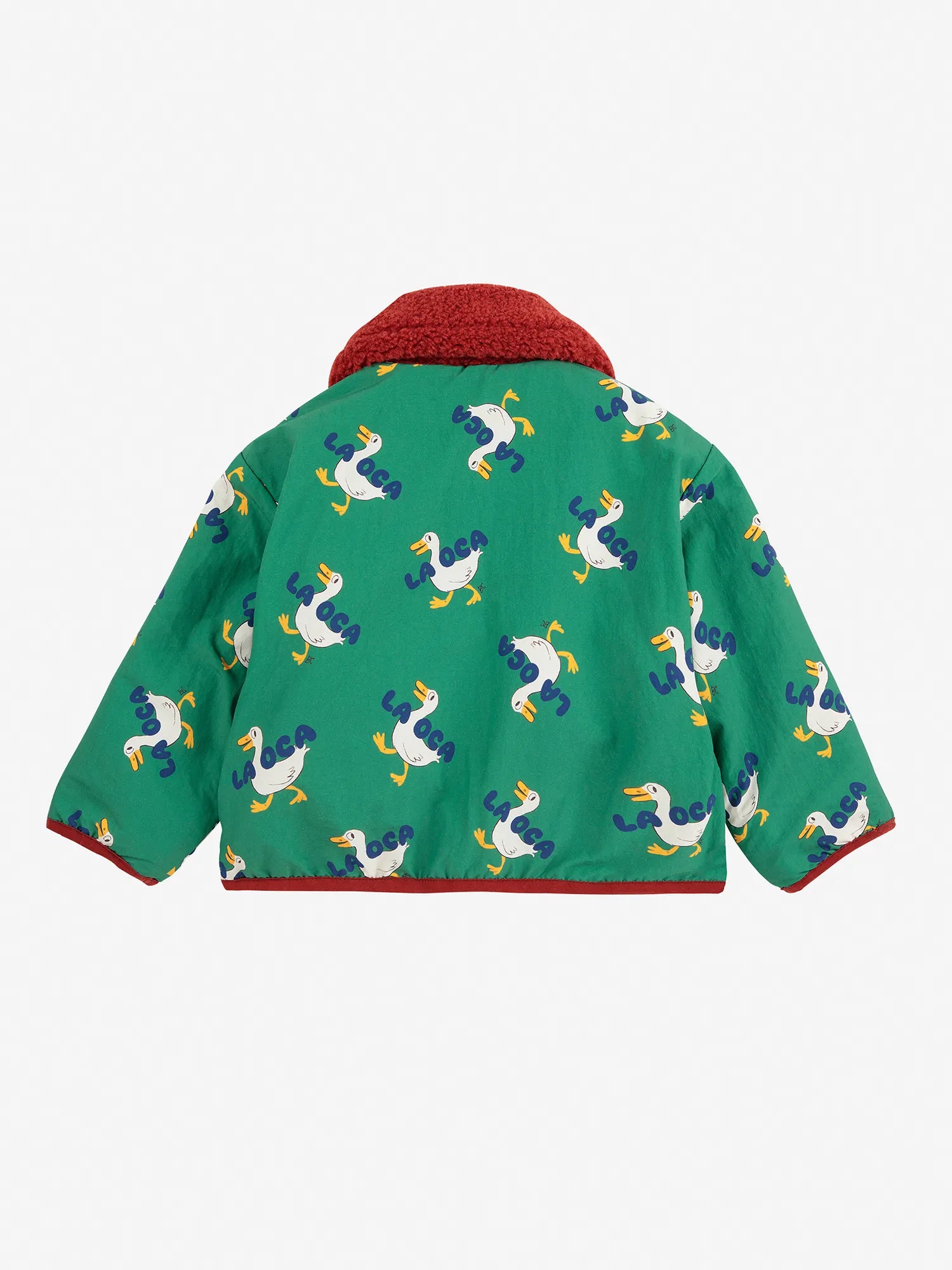 Game Pawns all over reversible sheepskin jacket 