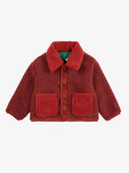 Game Pawns all over reversible sheepskin jacket 
