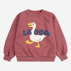 Sweat "La Oca" bordeaux