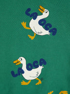 La Oca All Over Green Sweatshirt
