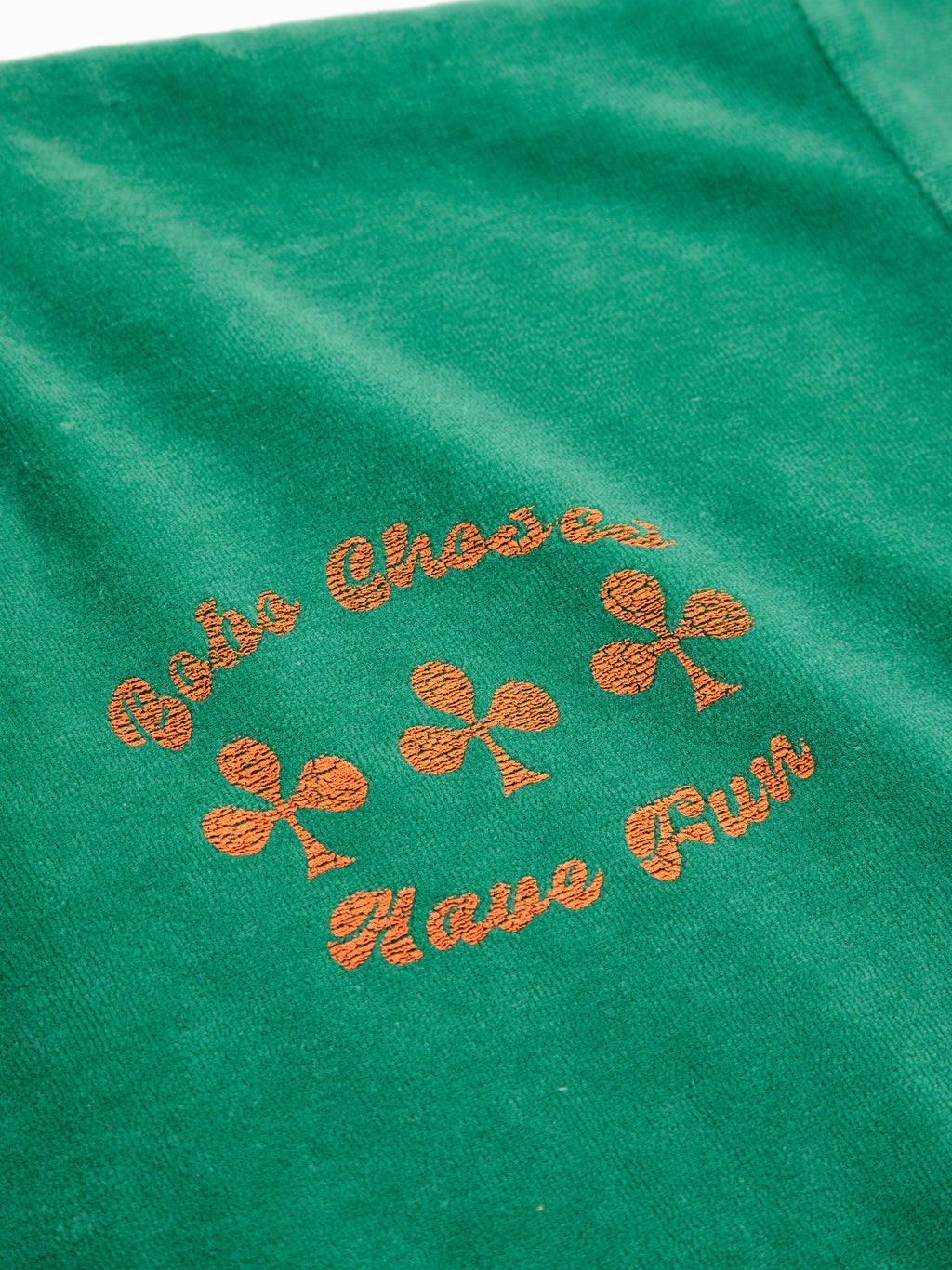 HAVE FUN velvet sweatshirt