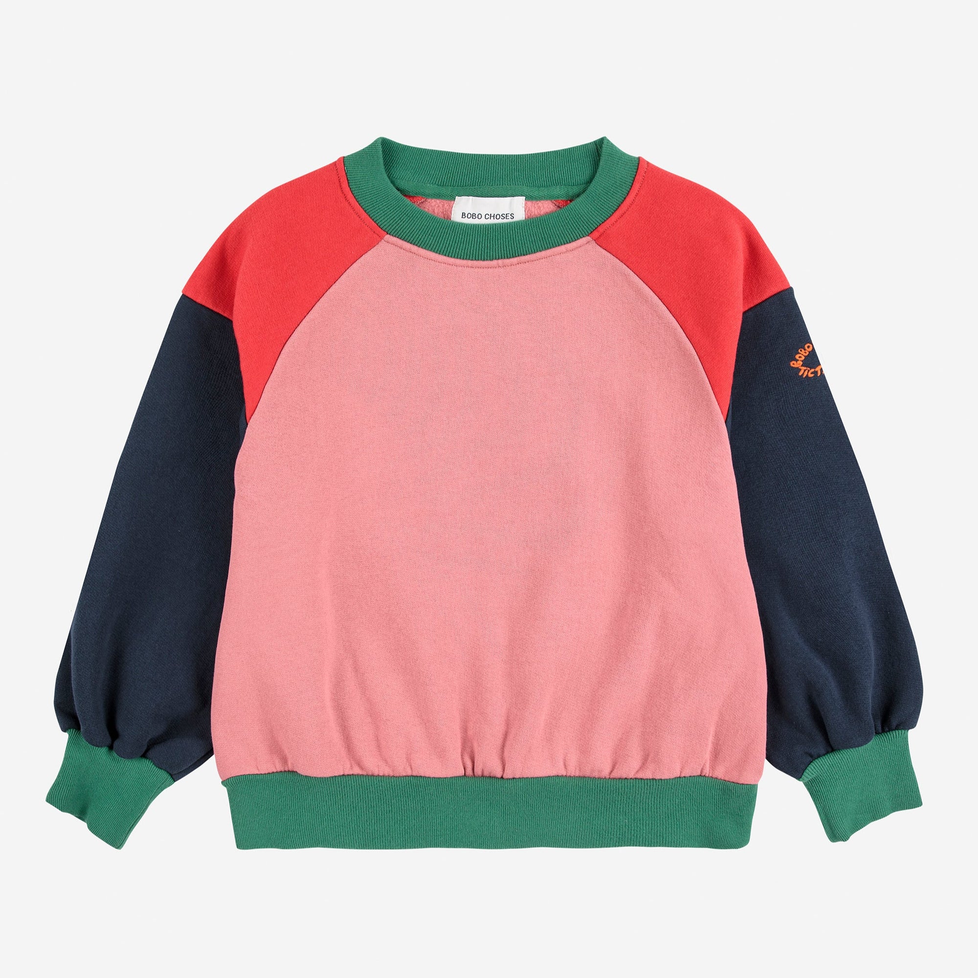Sweashirt color block TIC TAC