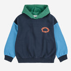  Tic Tac Toe color block hoodie