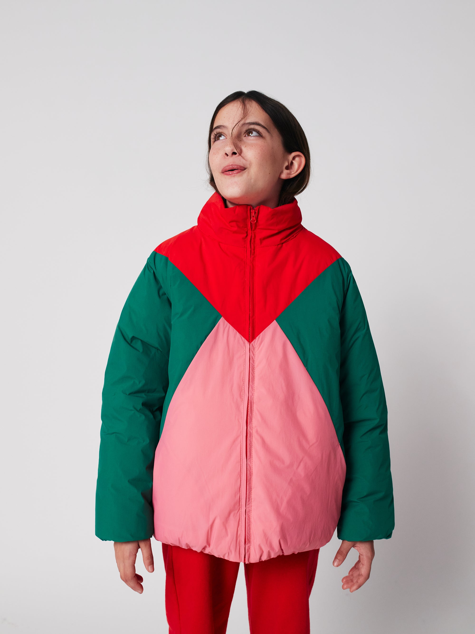  Tic Tac Toe color block anorak